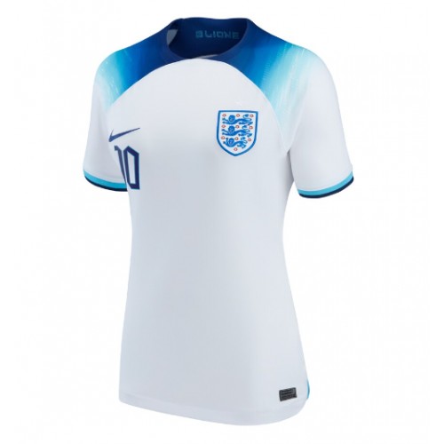 Maillot de foot Angleterre Raheem Sterling #10 Domicile Femmes Monde 2022 Manches Courte